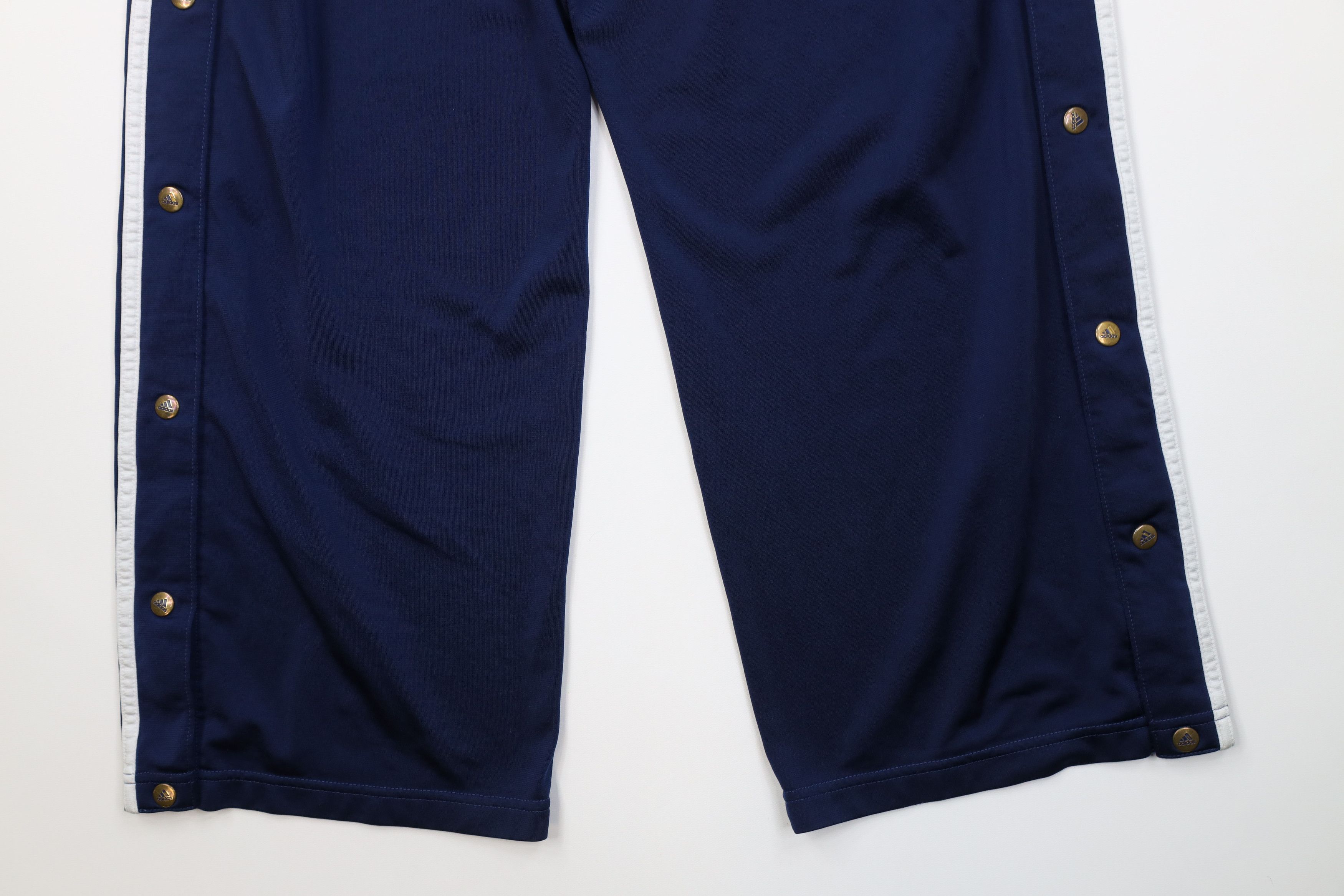 Adidas Vintage Adidas Spell Striped Tearaway Wide Leg Pants Blue Size US 32 / EU 48 - 12 Thumbnail