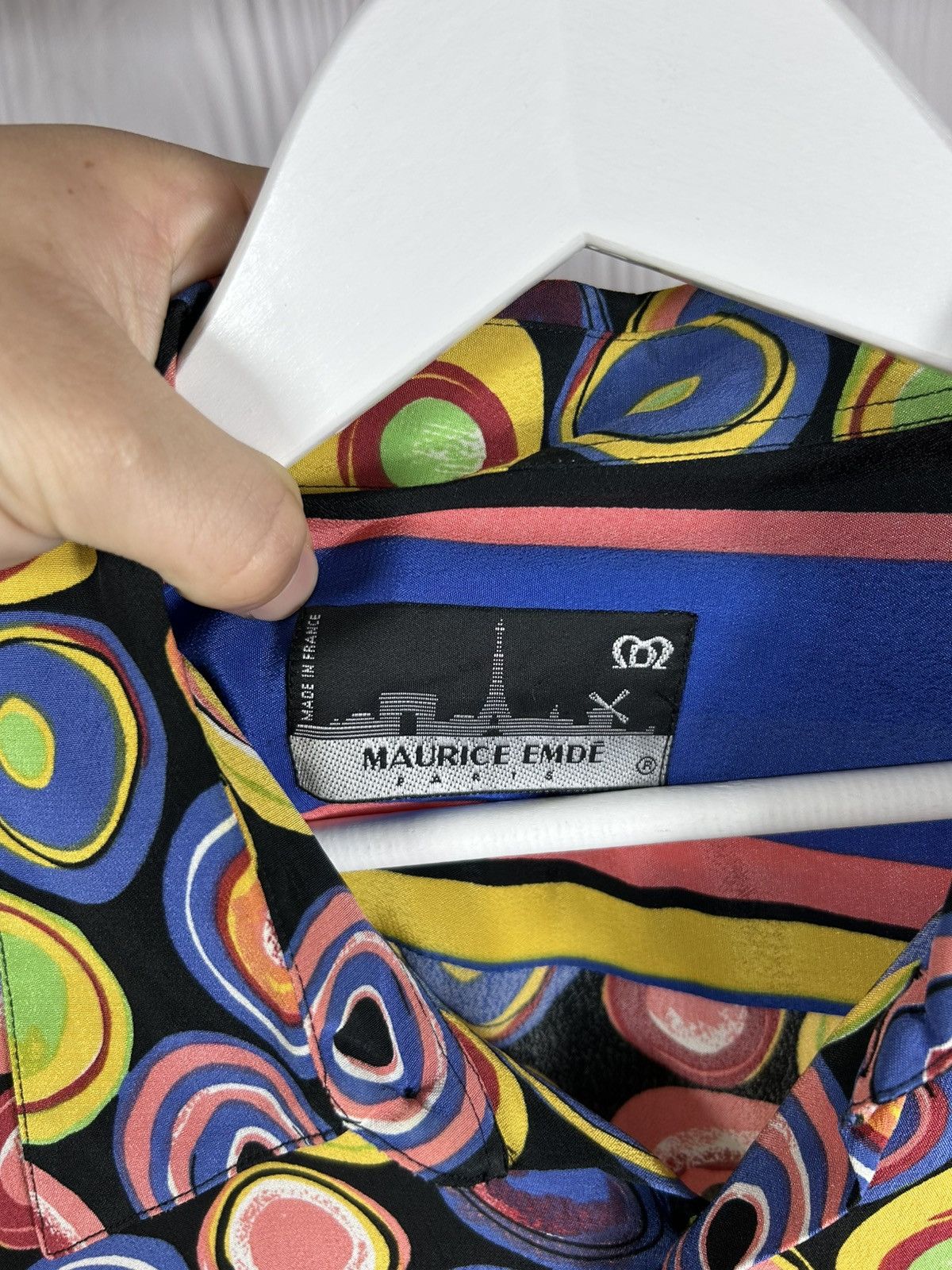 Other Rare Vintage Maurice Emde Paris Designer Oversized Shirt Size US XXL / EU 58 / 5 - 9 Thumbnail