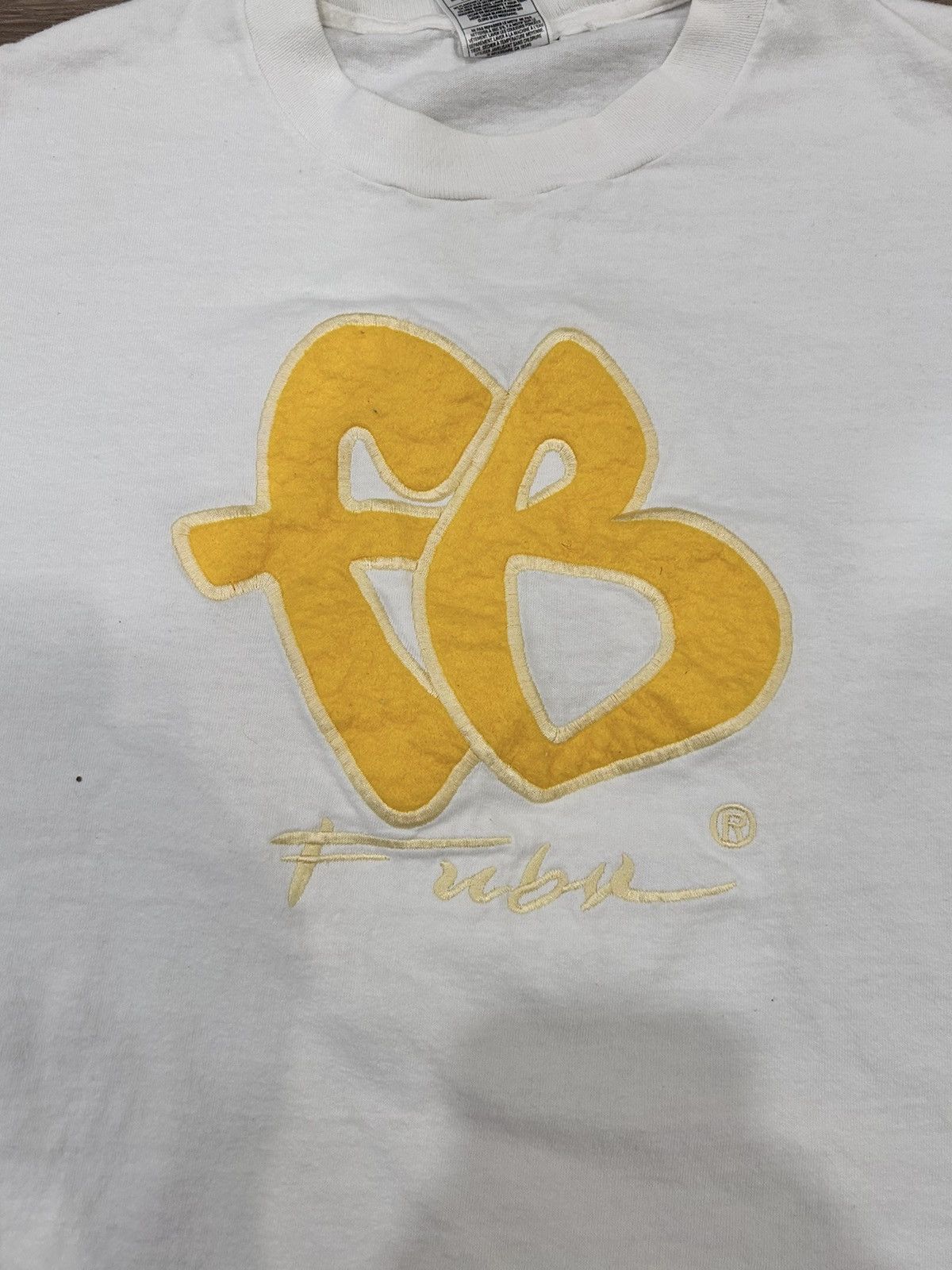 Fubu White and yellow embroidered FUBU t-shirt Size US XL / EU 56 / 4 - 2 Thumbnail