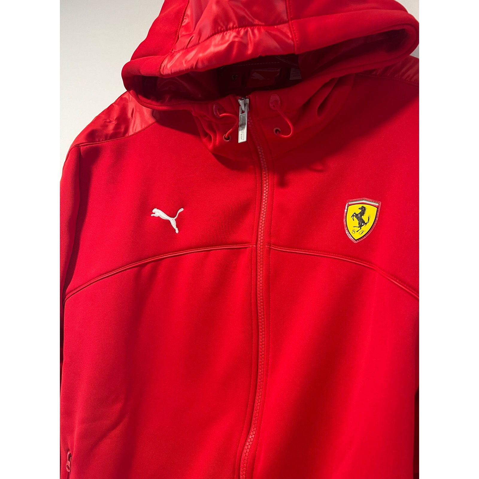 Puma NWT Puma Scuderia Ferrari Soft Shell Hooded Jacket Zip-up Size US XXL / EU 58 / 5 - 3 Thumbnail