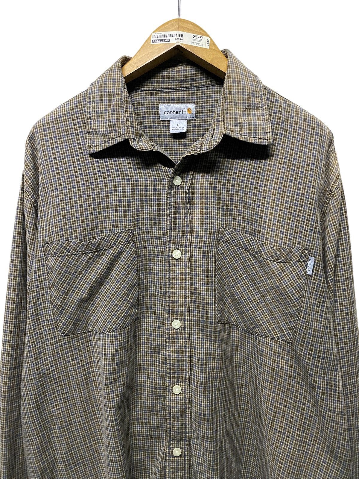 Carhartt Carhartt Fall 2011 Gingham Oversized Shirt Size US L / EU 52-54 / 3 - 2 Thumbnail