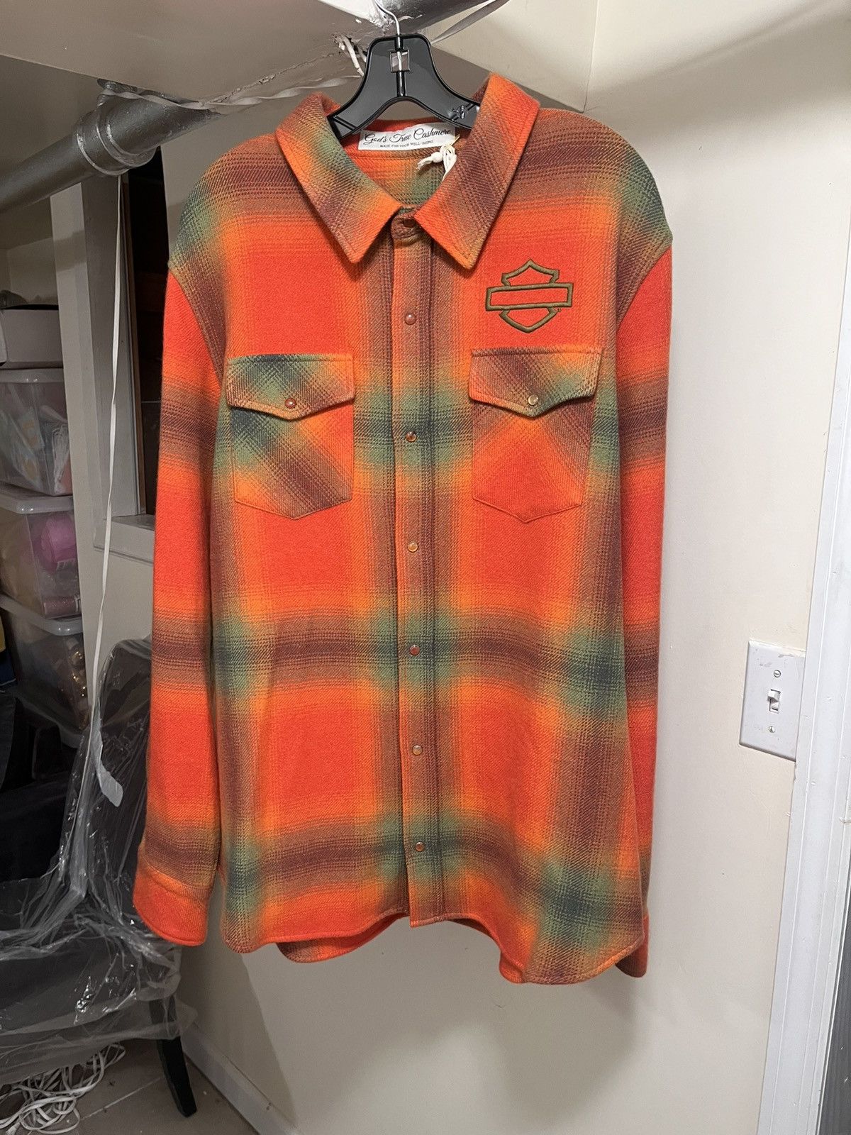 God's True Cashmere God’s True Cashmere X Harley Davidson Shirt Sz XL Size US XL / EU 56 / 4 - 1 Thumbnail
