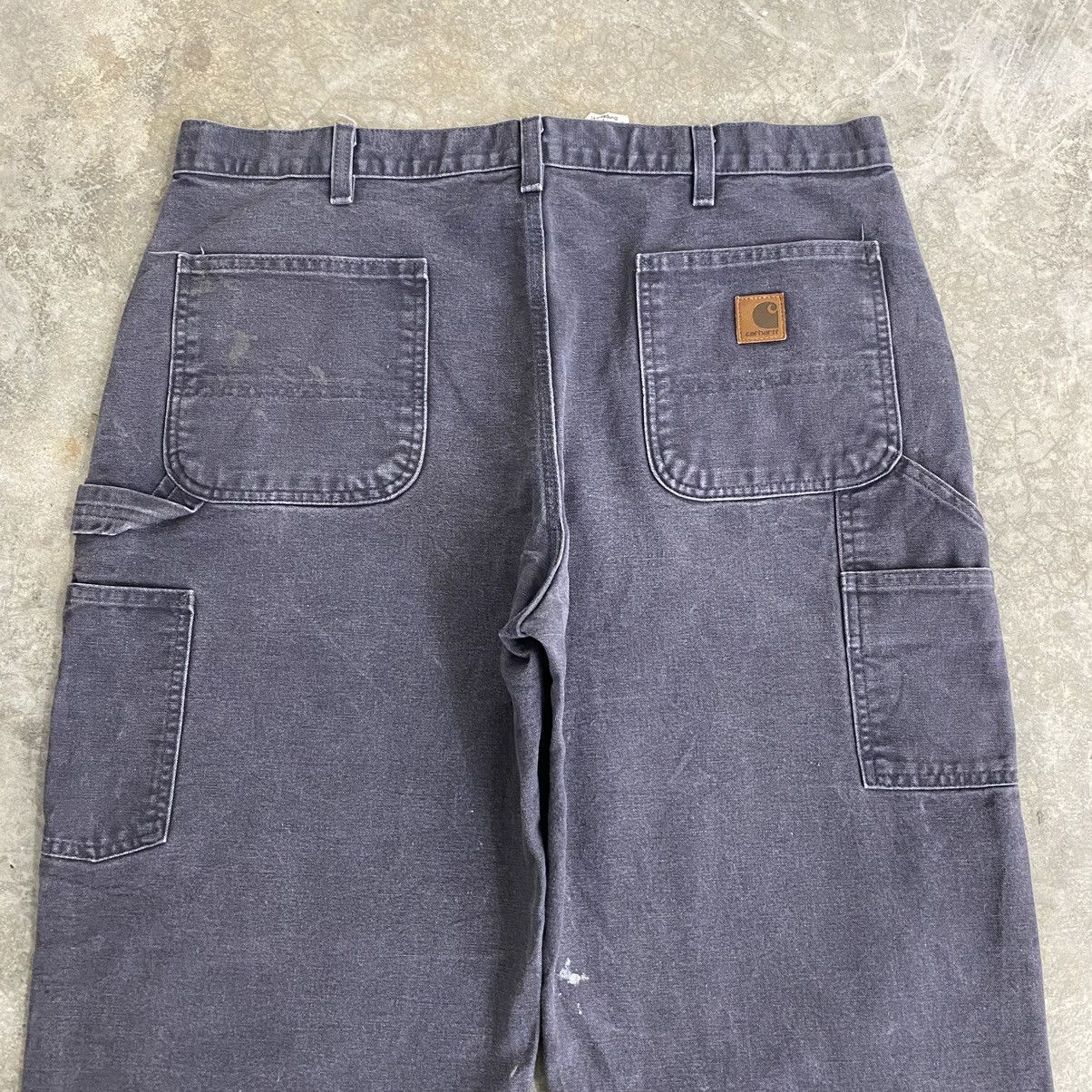 Carhartt VTG Carhartt Faded Petrol Blue Spaltter Carpenter Work Pants Size US 38 / EU 54 - 12 Thumbnail