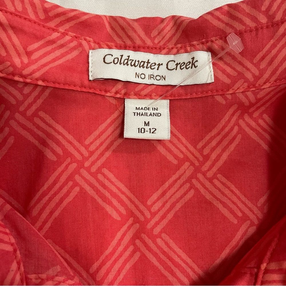 Coldwater Creek New Coldwater Creek Cotton 3/4 Sleeve No Iron Shirt Size M Size M / US 6-8 / IT 42-44 - 6 Thumbnail