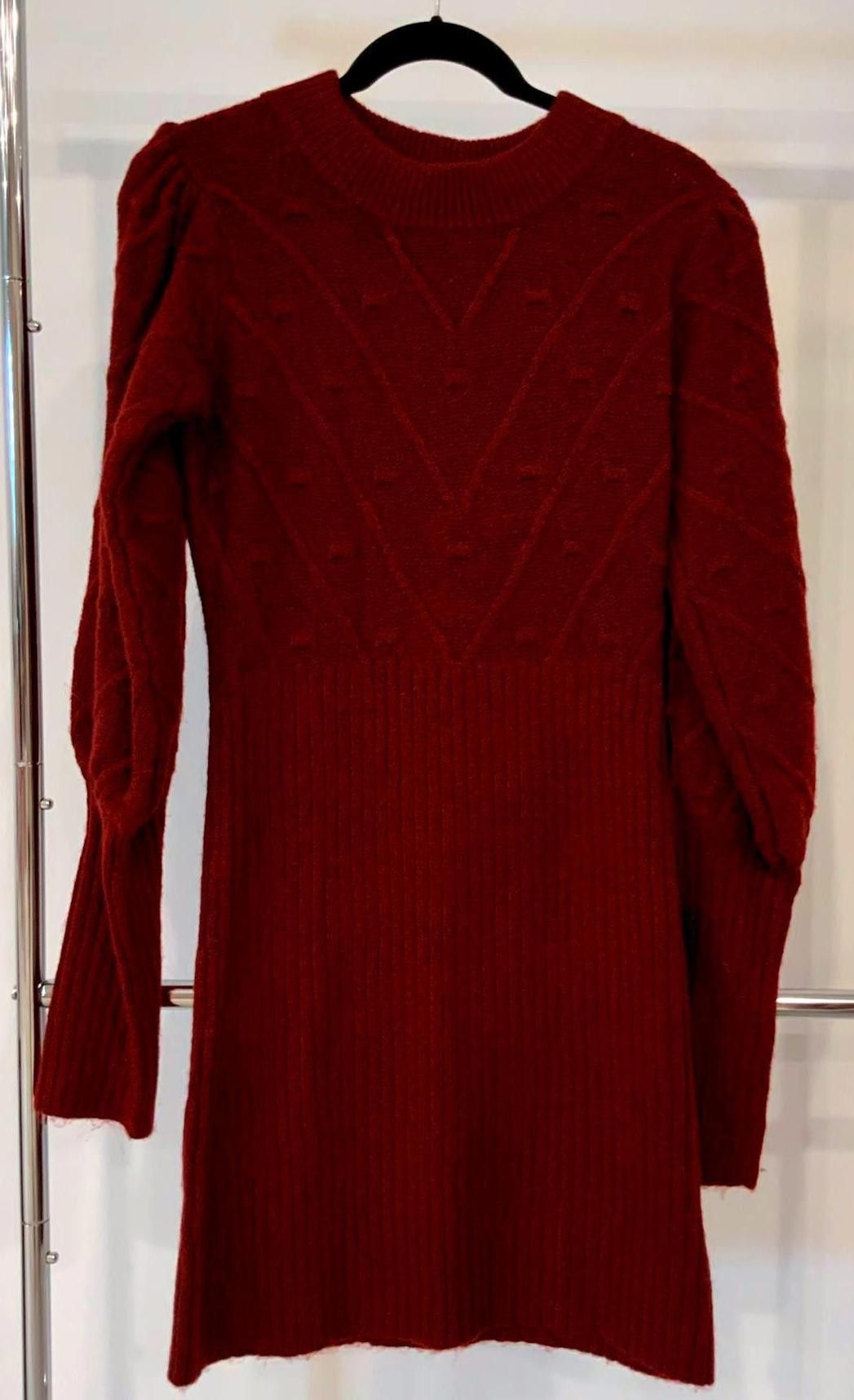 Lulus Lulus Women's Chunky Knit Sweater Dress - Size L Size L / US 10 / IT 46 - 1 Thumbnail