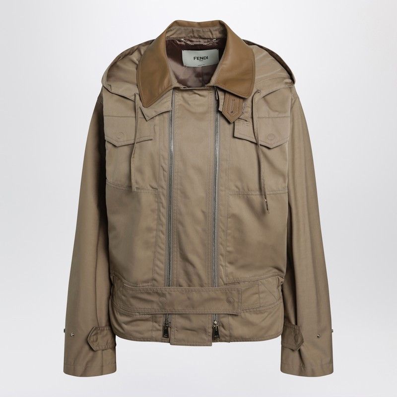 Fendi Fendi Beige Cotton Jacket Size M / US 6-8 / IT 42-44 - 1 Thumbnail