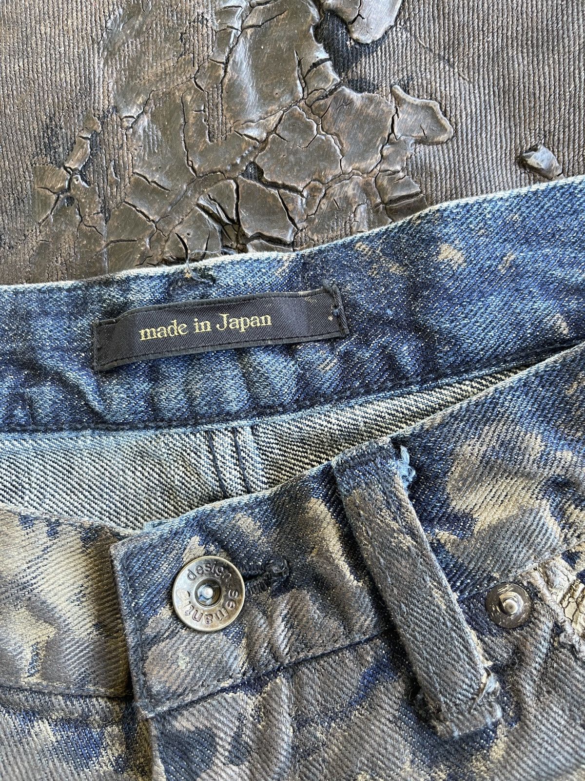 semanticdesign RARE❗️SemanticDesign Waxed Jeans Size US 33 - 12 Thumbnail
