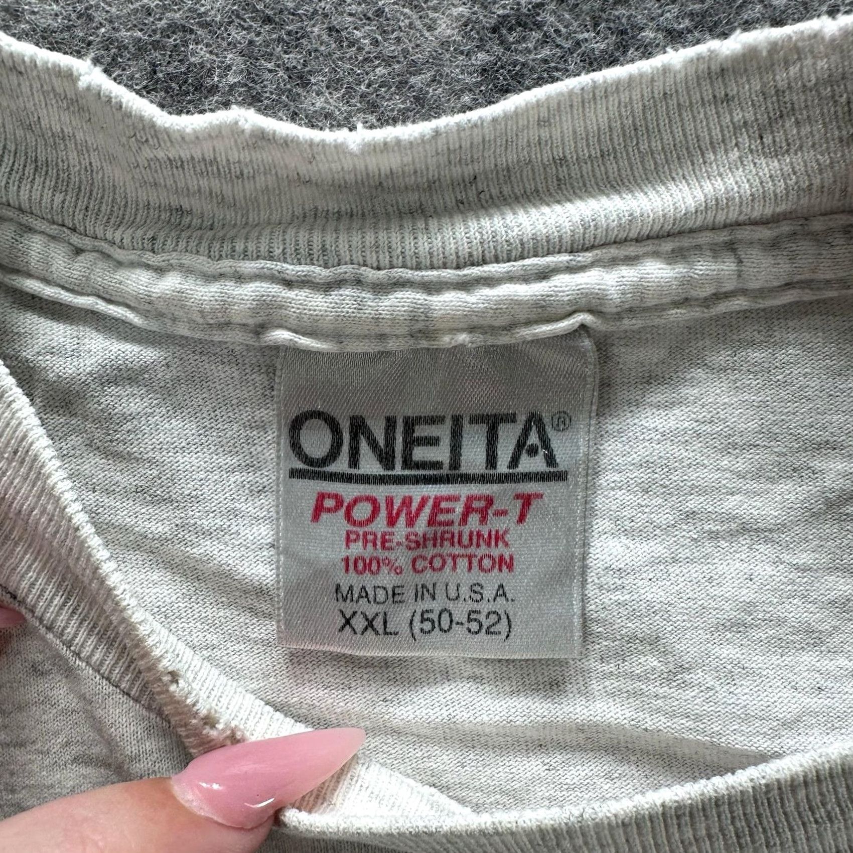 Vintage VINTAGE ONEITA Shirt Mens 2XL Gray Class Of 1973 20th Reunion Graphic Tee 90s Size US XXL / EU 58 / 5 - 5 Thumbnail