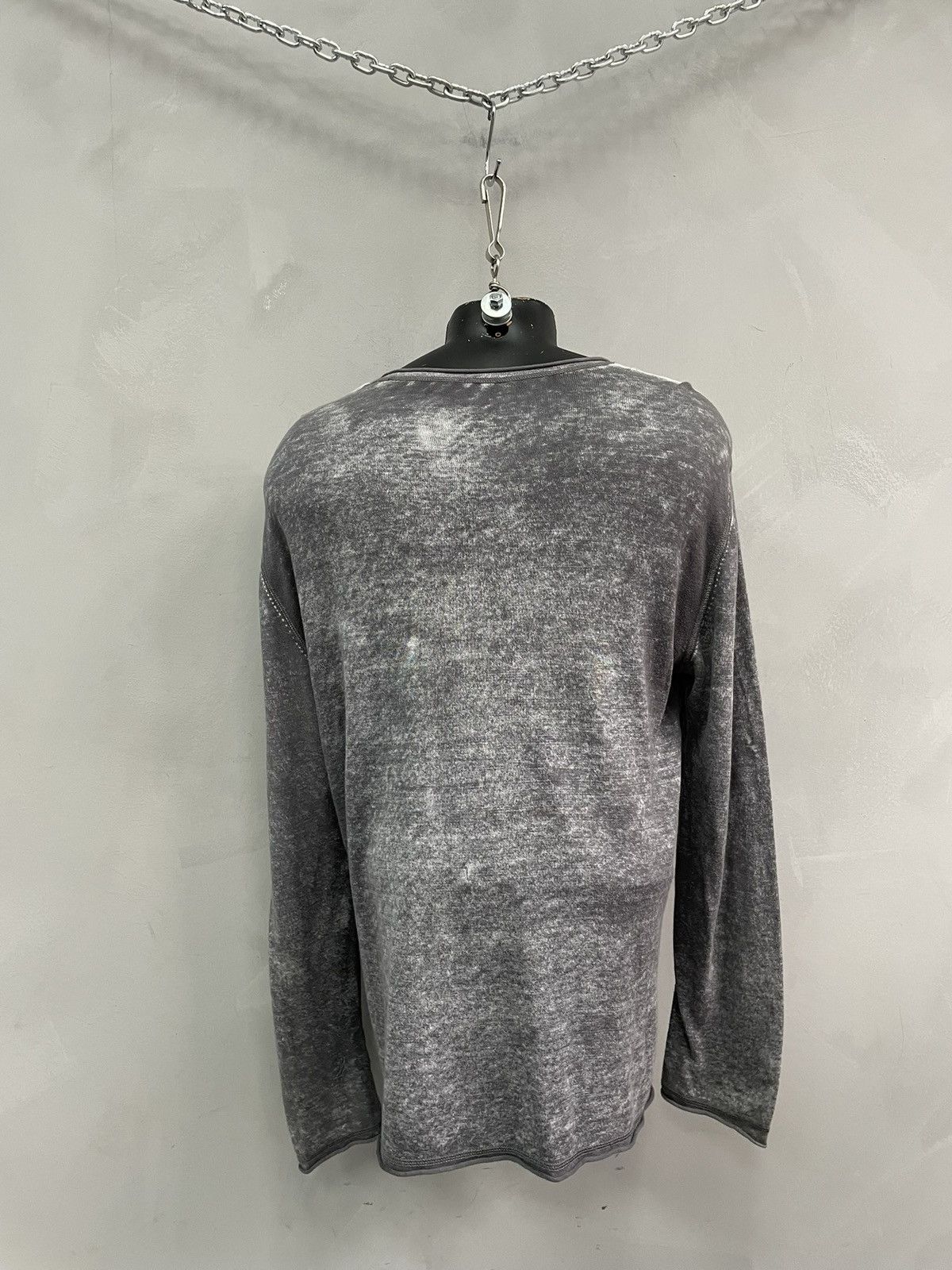 Armani Exchange Armani Exchange grey eagle print Y2K washed longsleeve Size US M / EU 48-50 / 2 - 7 Thumbnail