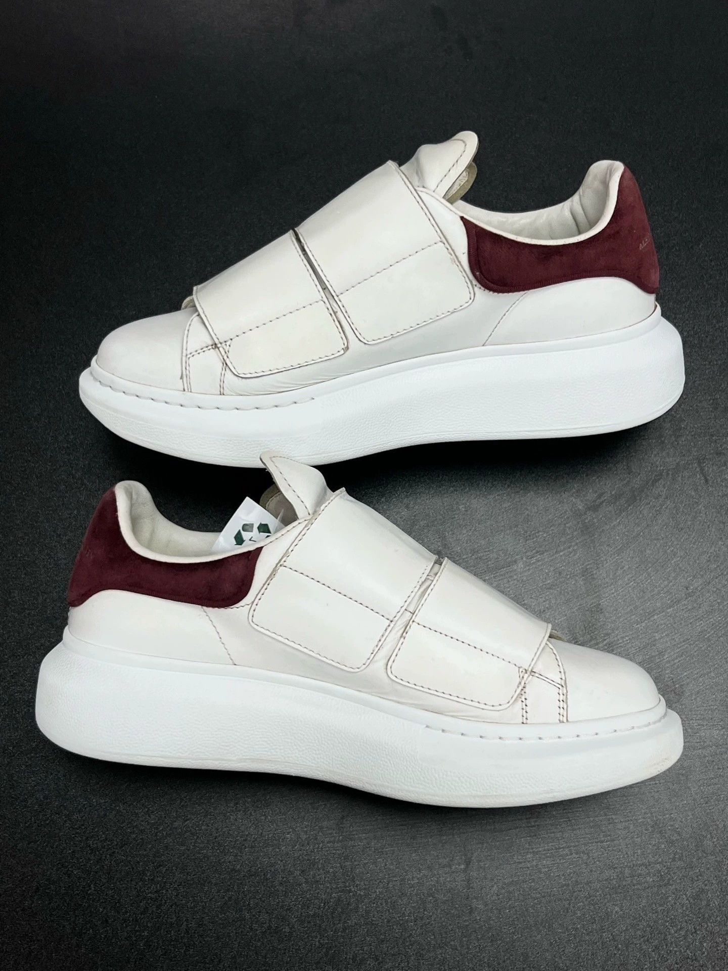 Alexander McQueen mcq white and red velcro sneakers Size US 6.5 / EU 39-40 - 6 Thumbnail