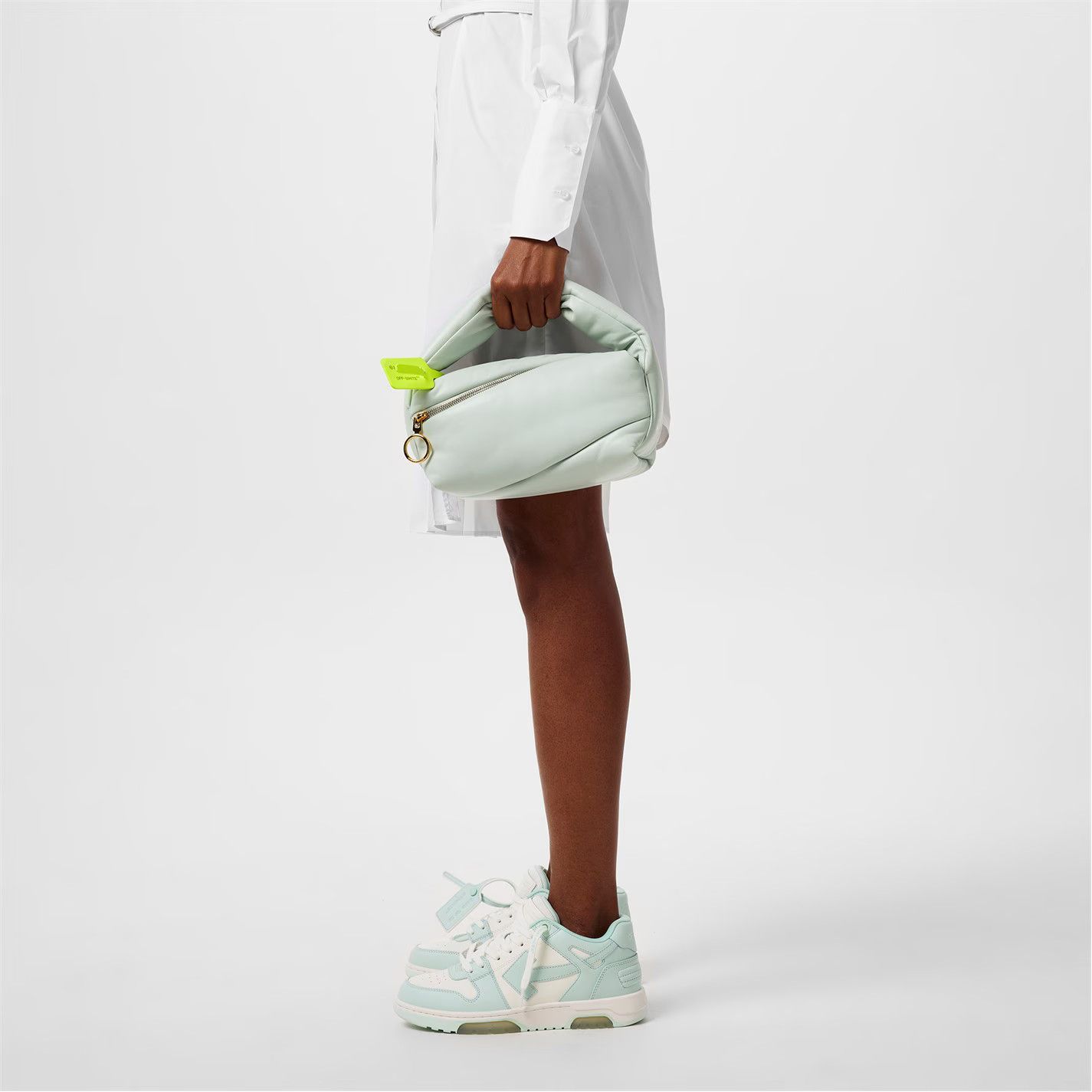 Off-White o1g2r1mq1224 Size: OS / Pump Pouch in Mint Green Size ONE SIZE - 5 Thumbnail