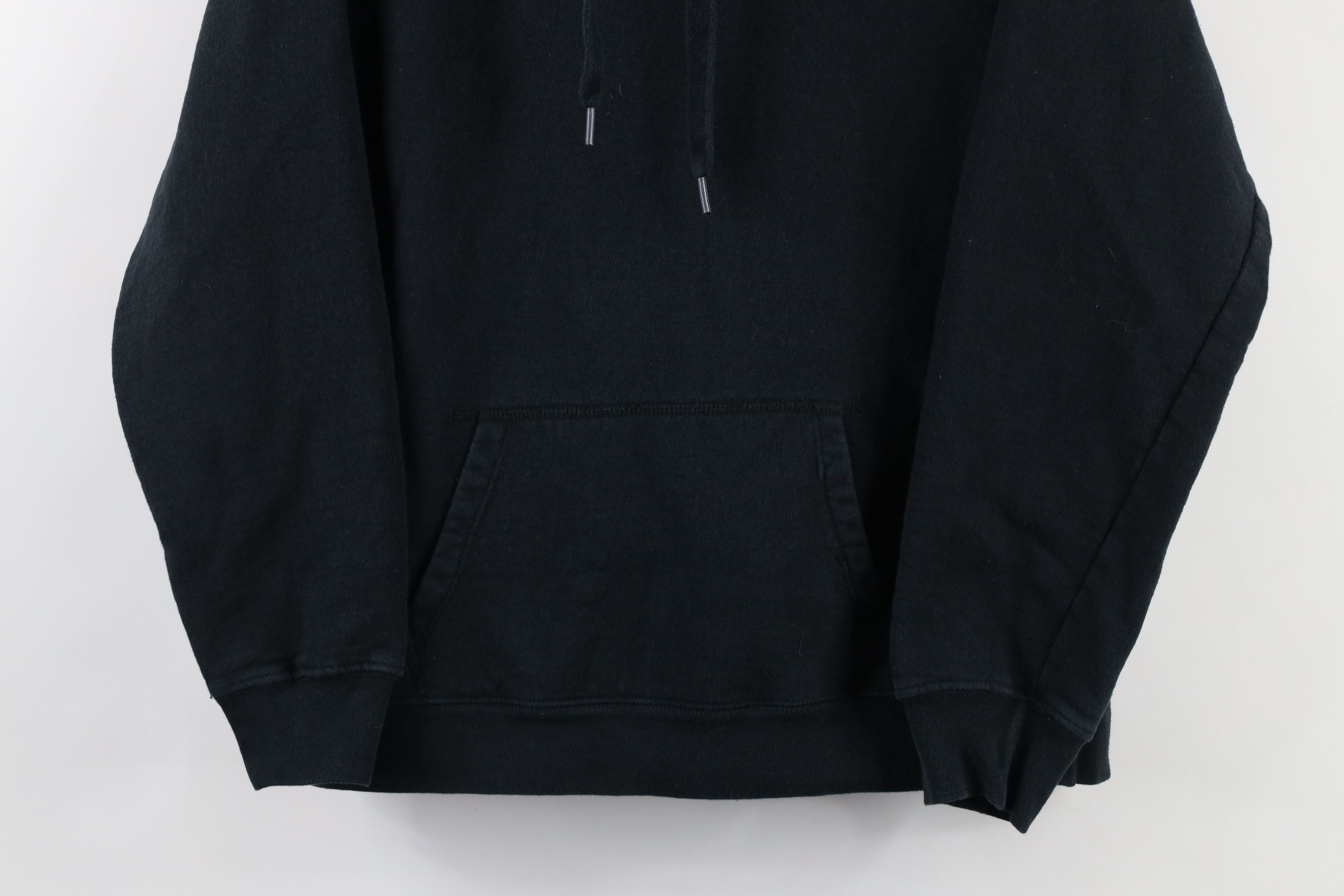 Champion × Vintage Vintage Champion Faded Classic Logo Hoodie Sweatshirt Black Size L / US 10 / IT 46 - 3 Thumbnail