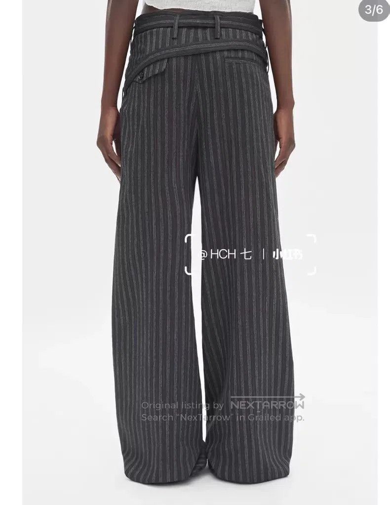 Ann Demeulemeester Ann Demeulemeester Double rope stripe dress pants Size 32" / US 10 / IT 46 - 8 Thumbnail