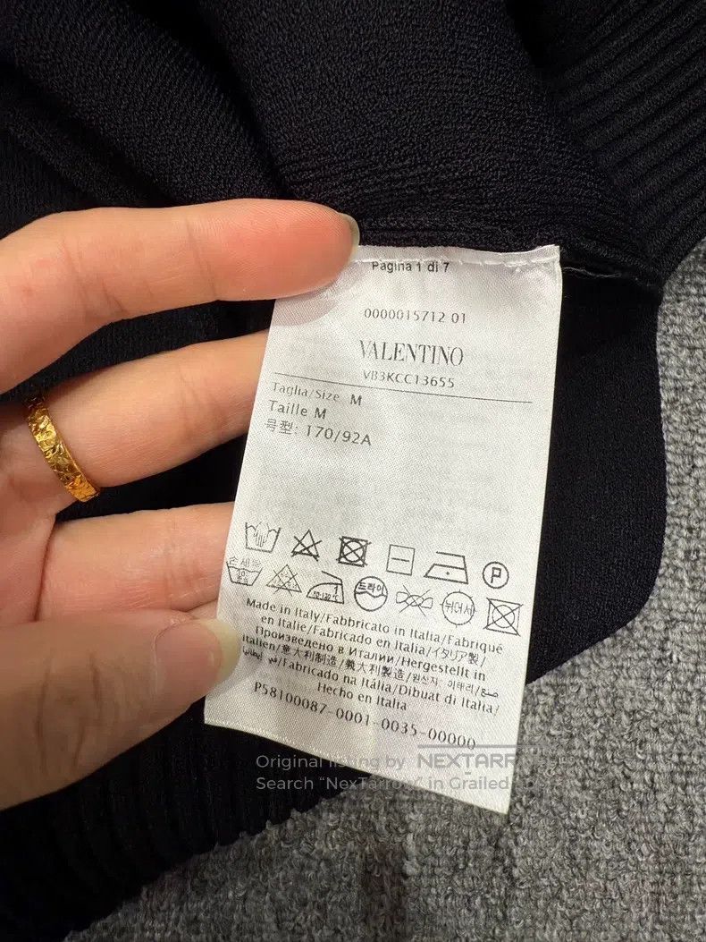 Valentino Valentino Long-sleeved crewneck knitted sweater Size M / US 6-8 / IT 42-44 - 5 Thumbnail