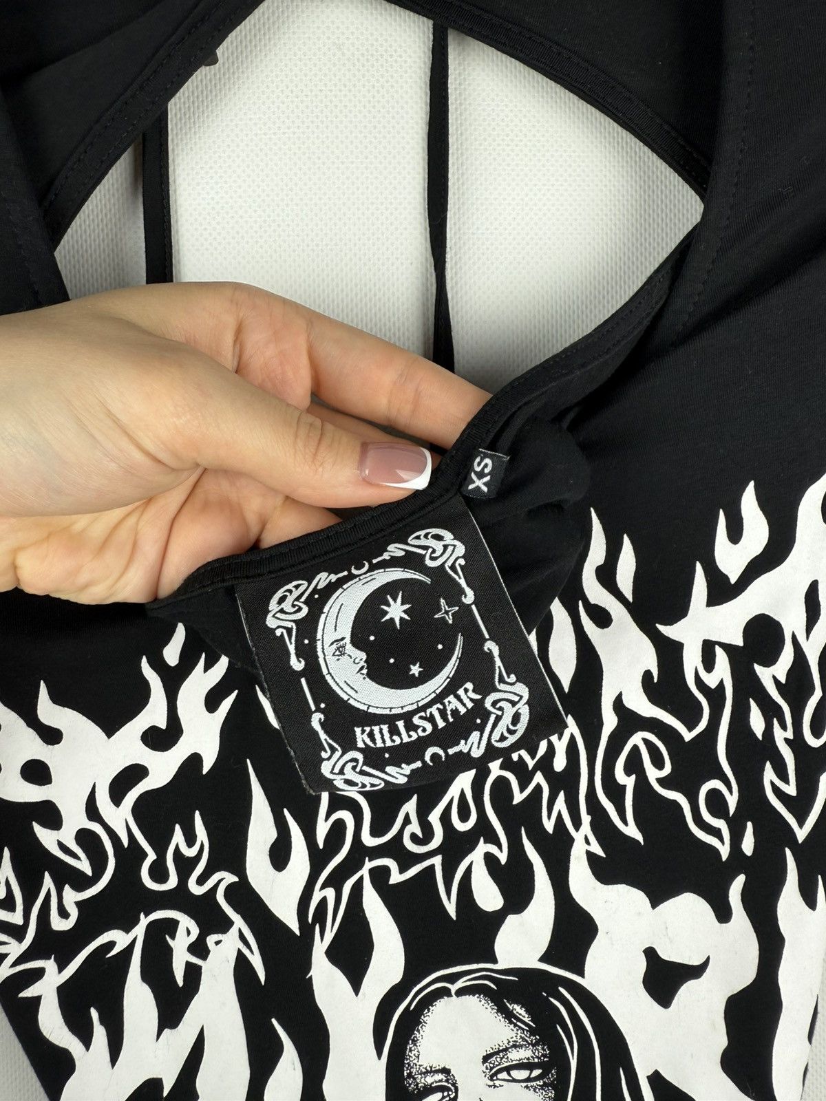 Killstar Killstar Ladies Gothic Graphic Print Short Sleeve T Shirt Size XS / US 0-2 / IT 36-38 - 19 Thumbnail
