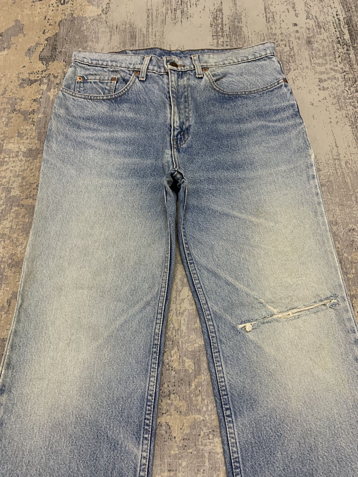 Levi's VTG 90s Levi's Japan 505 Regular Fit Straight Leg Jeans W33 Size US 33 - 5 Thumbnail