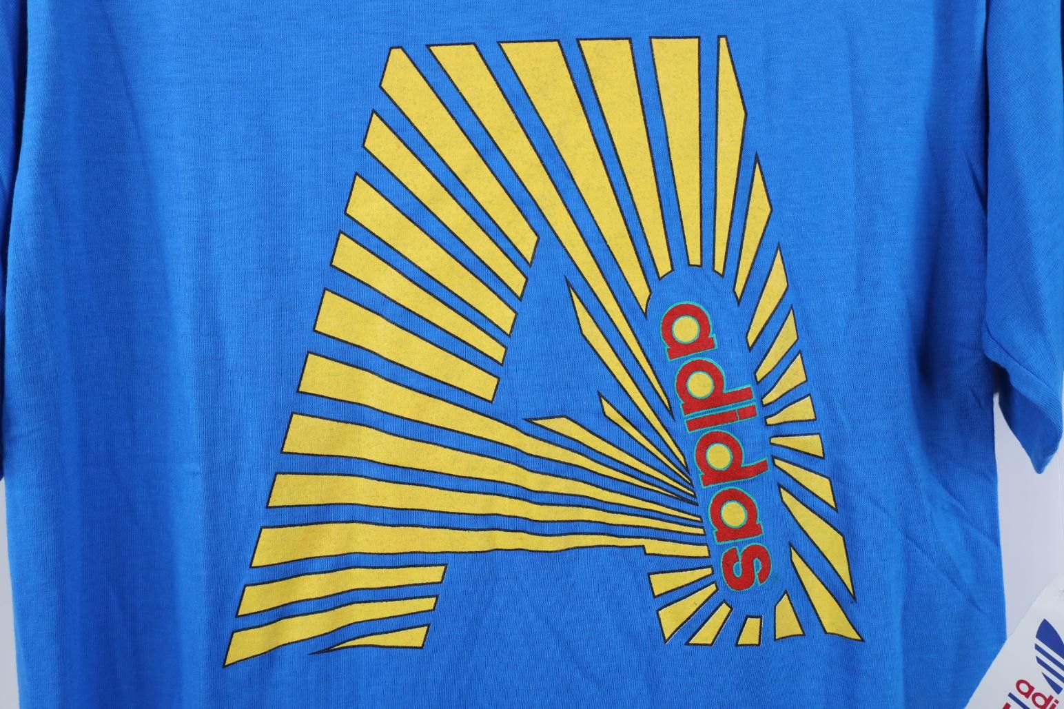 Adidas Deadstock Vintage 80s Adidas 1988 Olympics Sunburst T-Shirt Size US M / EU 48-50 / 2 - 4 Thumbnail