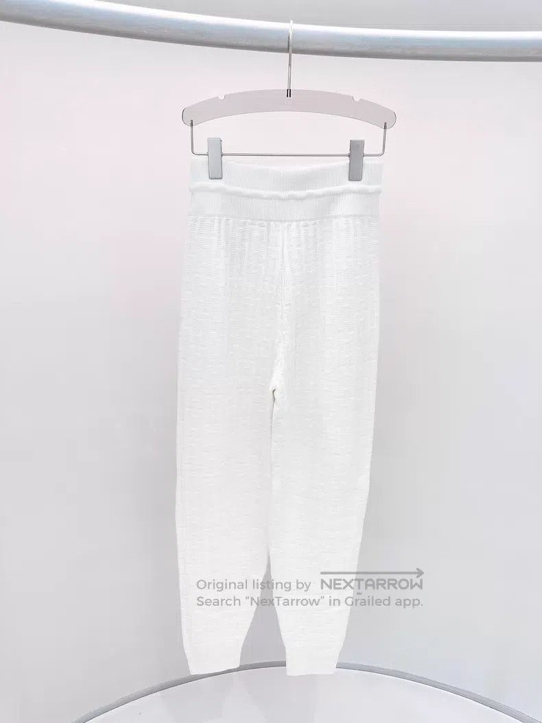 Hermes Hermes Beige Wool Long Pants Size 25" / US 0 / IT 36 - 2 Thumbnail