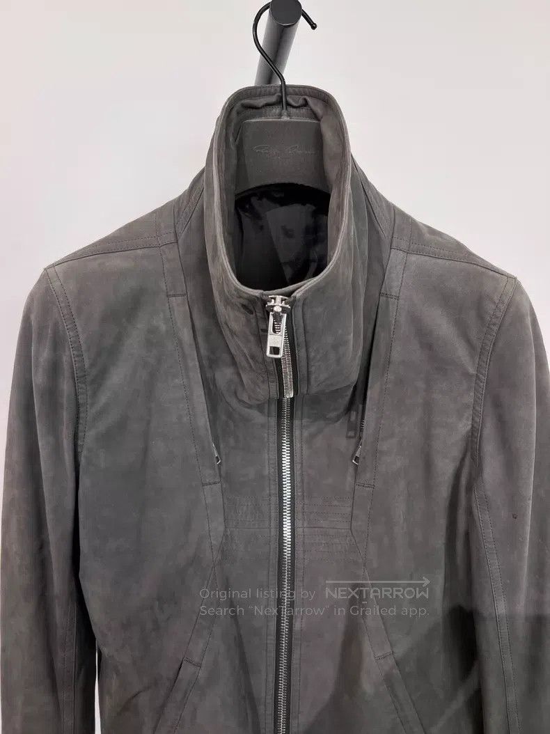 Rick Owens Rick Owens Size 48 Suede stand collar leather jacket coat| Size US M / EU 48-50 / 2 - 4 Thumbnail