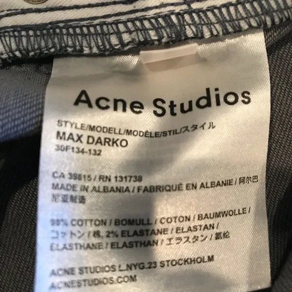 Acne Studios Acne Studios Light Wash Jeans Size US 32 / EU 48 - 4 Thumbnail