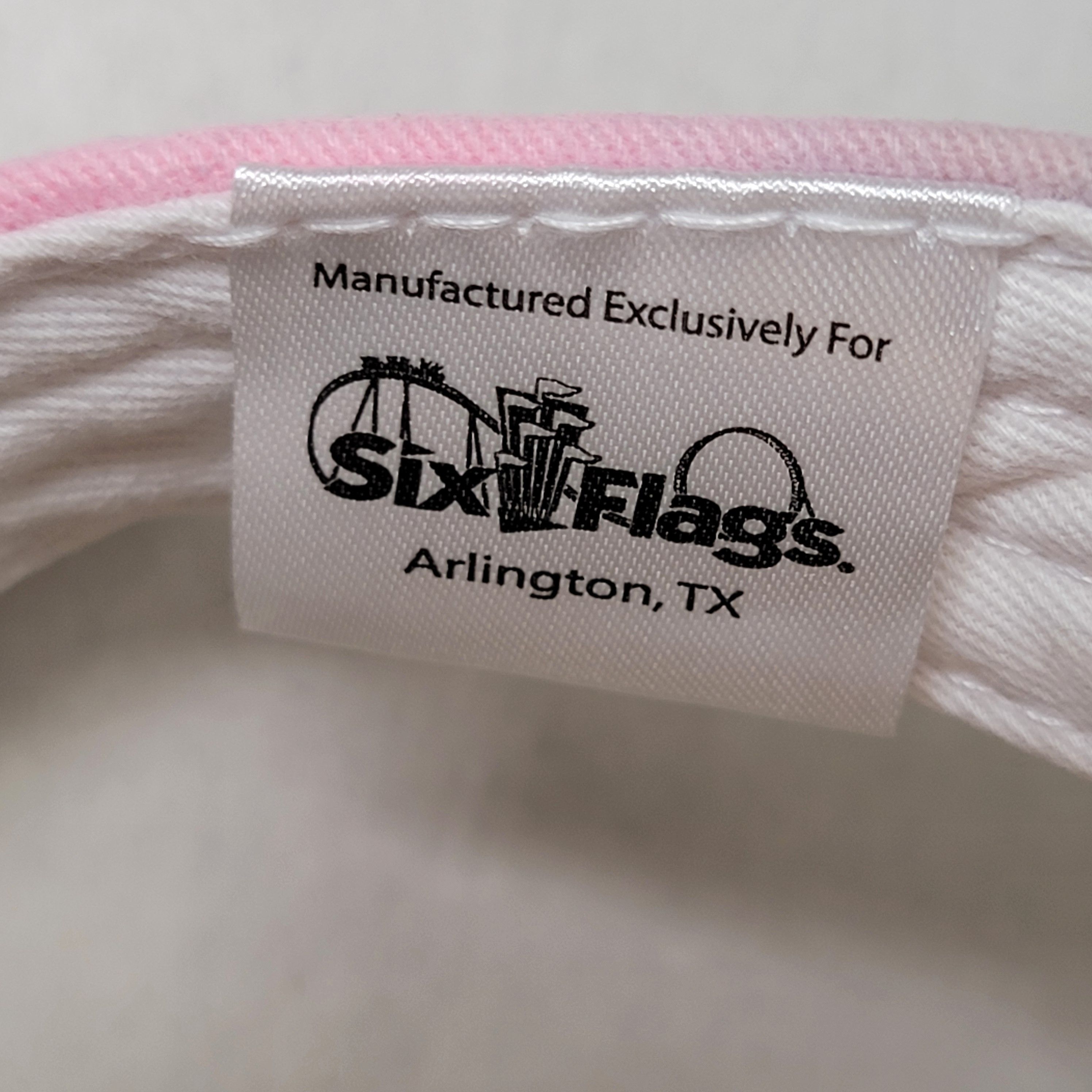 Other Six Flags Fiesta Texas Pastel Tie Dye Adjustable Visor Size ONE SIZE - 7 Thumbnail
