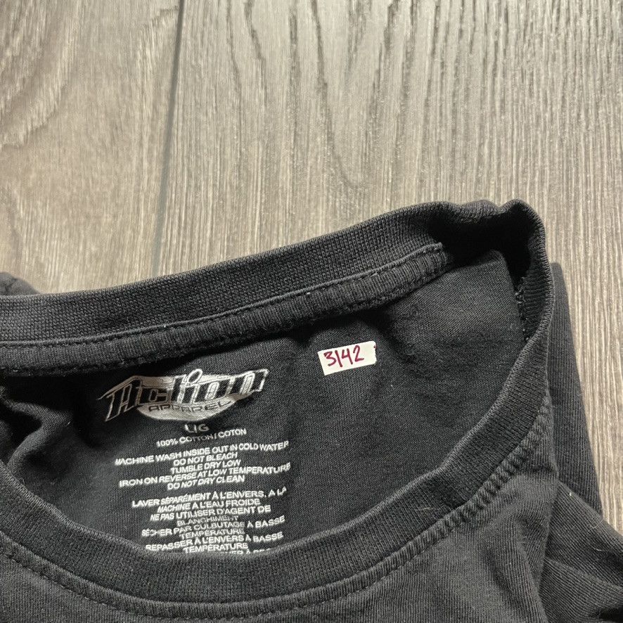Japanese Brand × Vintage Vintage Y2k Skull Action Tribal Pile T Shirt Large Black Size US L / EU 52-54 / 3 - 8 Thumbnail