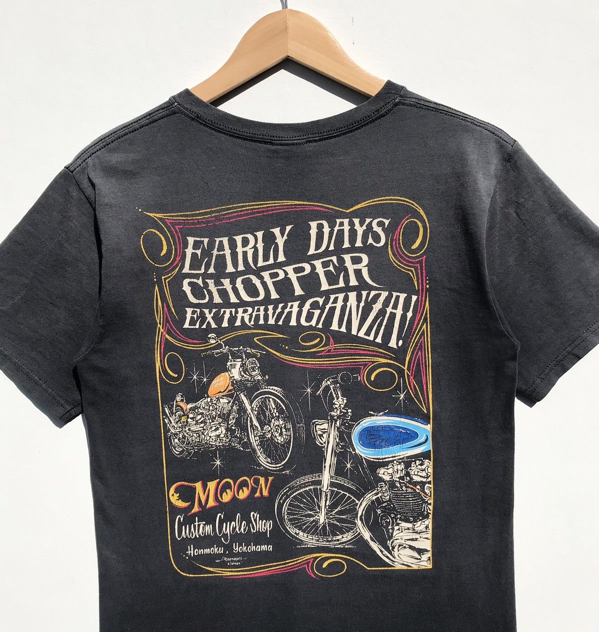 Japanese Brand Vintage Moon Eyes Custom Cycle Shop Shirt Moon Eyes Size US S / EU 44-46 / 1 - 9 Thumbnail
