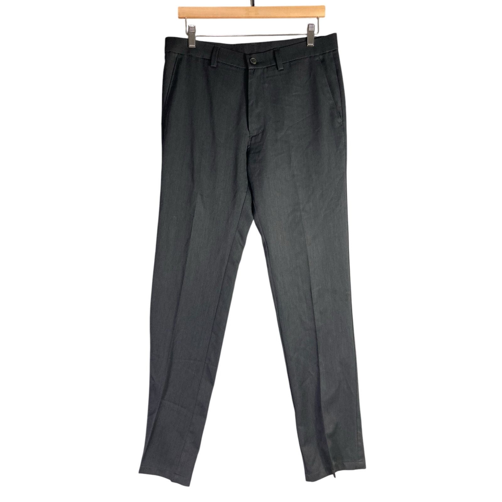 Haggar Haggar H26 Men's Dress Pants Gray 32x32 Business Casual Size US 32 / EU 48 - 1 Thumbnail