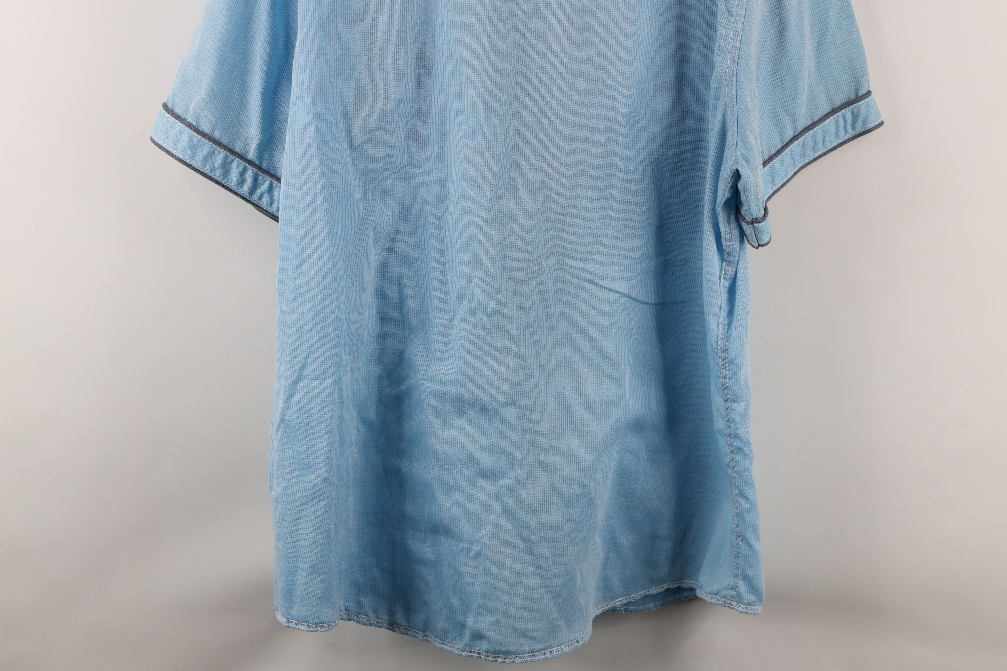 Vintage Bke Buckle Fit Thick Stitch Short Sleeve Snap Button Shirt Size US XXL / EU 58 / 5 - 13 Thumbnail