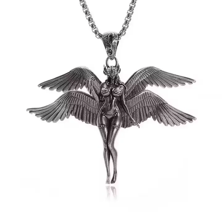 Jewelry Four Winged Angel Necklaces Size ONE SIZE - 5 Thumbnail