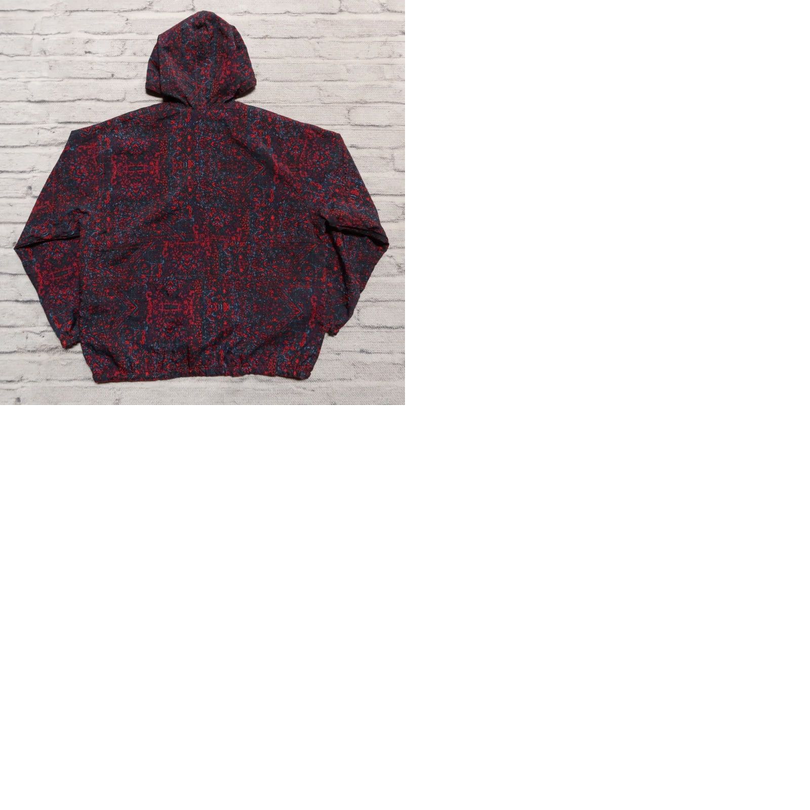 Nike Vintage Nike Reversible Windbreaker Jacket Mens M Red 90s Swoosh Center Hoody Jacket Size US M / EU 48-50 / 2 - 9 Thumbnail