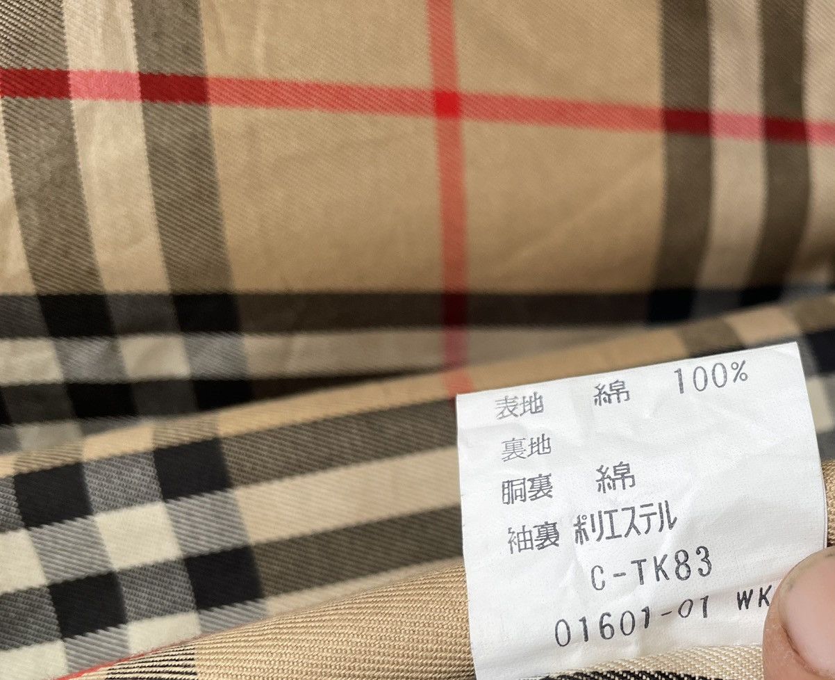 Burberry Prorsum × Vintage Vintage Burberrys Nova Check Trench Jacket Size US L / EU 52-54 / 3 - 15 Thumbnail