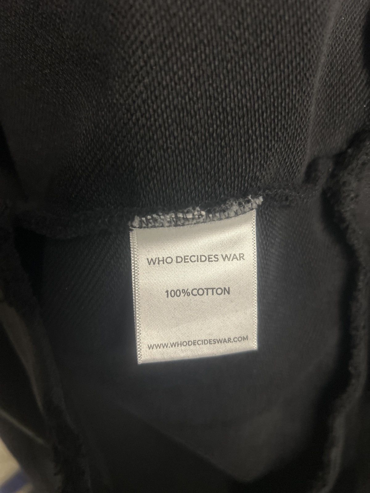 Who Decides War Who Decides War Black Faded Pullover Hoodie X-Small New Size US XS / EU 42 / 0 - 6 Thumbnail