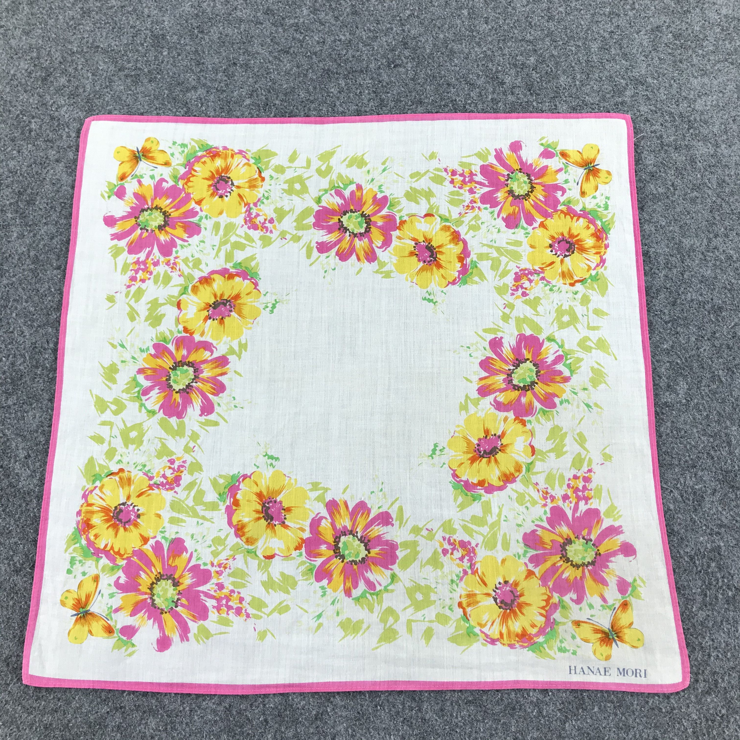 Hanae Mori Hanae Mori Handkerchief Neckerchief Bandana H580 Size ONE SIZE - 3 Thumbnail