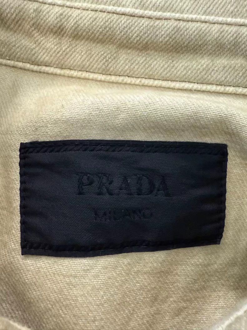 Prada Prada Classic triangle label old ready-to-wear dyed denim Size US L / EU 52-54 / 3 - 3 Thumbnail