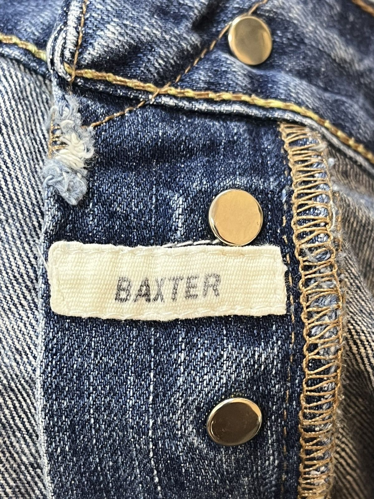 Abercrombie & Fitch × Beauty Beast Vintage Abercrombie&Fitch Ripped Distressed Denim Size US 33 - 11 Thumbnail