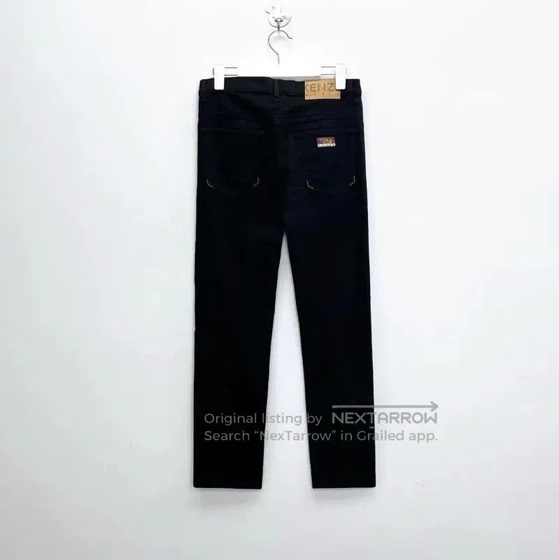 Kenzo KENZO Black Logo Denim Pants for Women . Size 23" - 2 Thumbnail