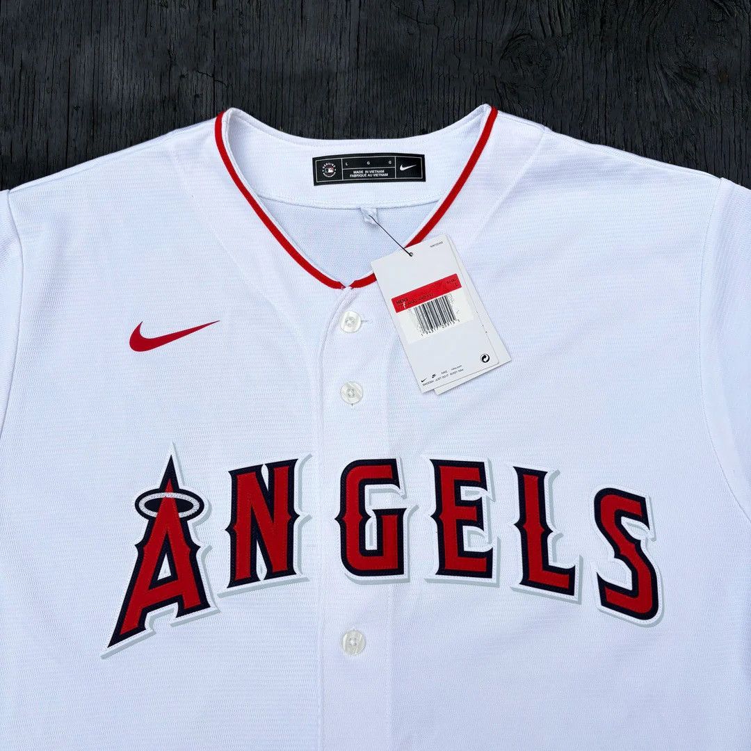 Nike Anaheim Angels NWOT Home Nike Baseball Brand New Jersey Size US L / EU 52-54 / 3 - 2 Thumbnail