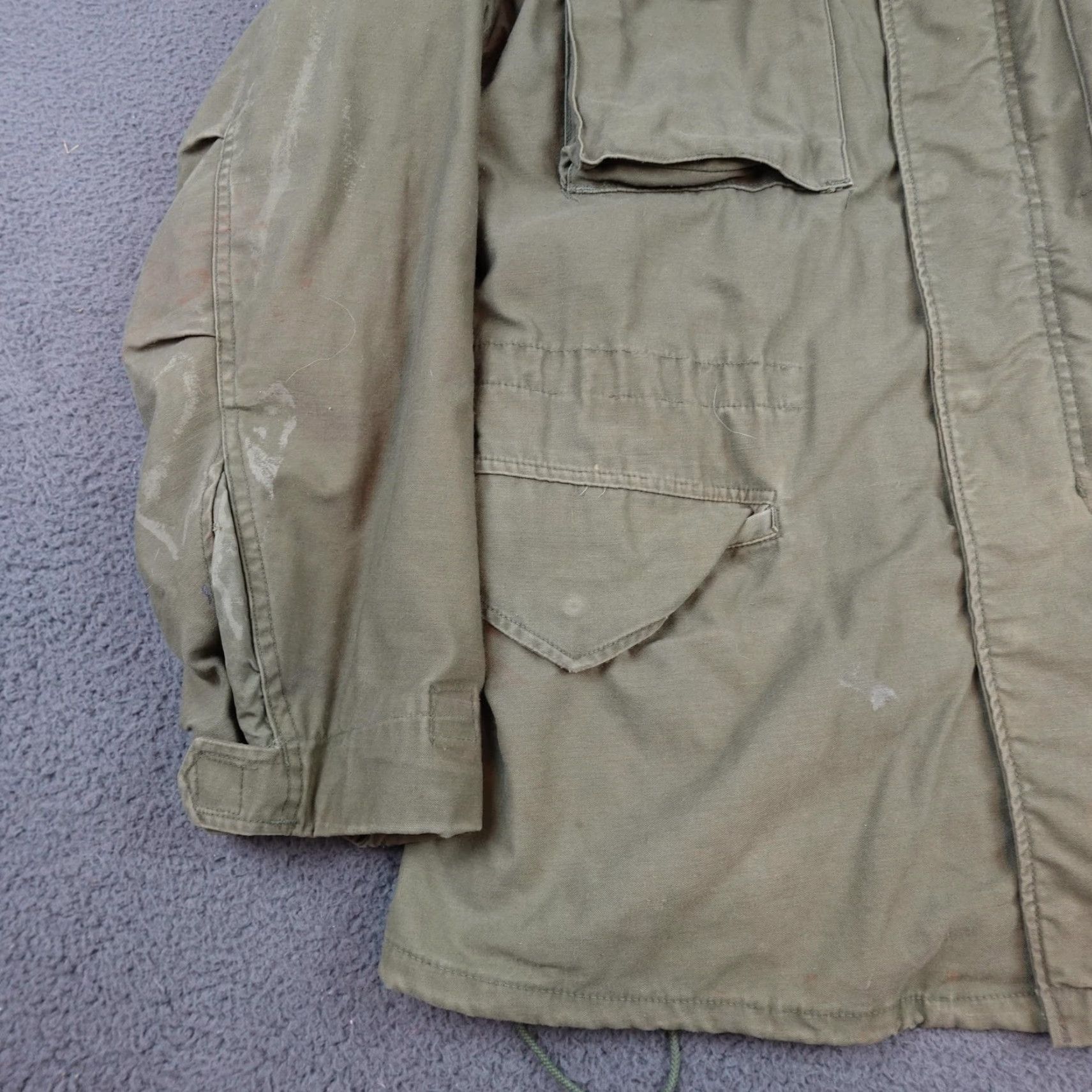 Vintage VINTAGE M65 Field Jacket Mens Medium Green Cotton Military Army Full Zip Size US M / EU 48-50 / 2 - 3 Thumbnail