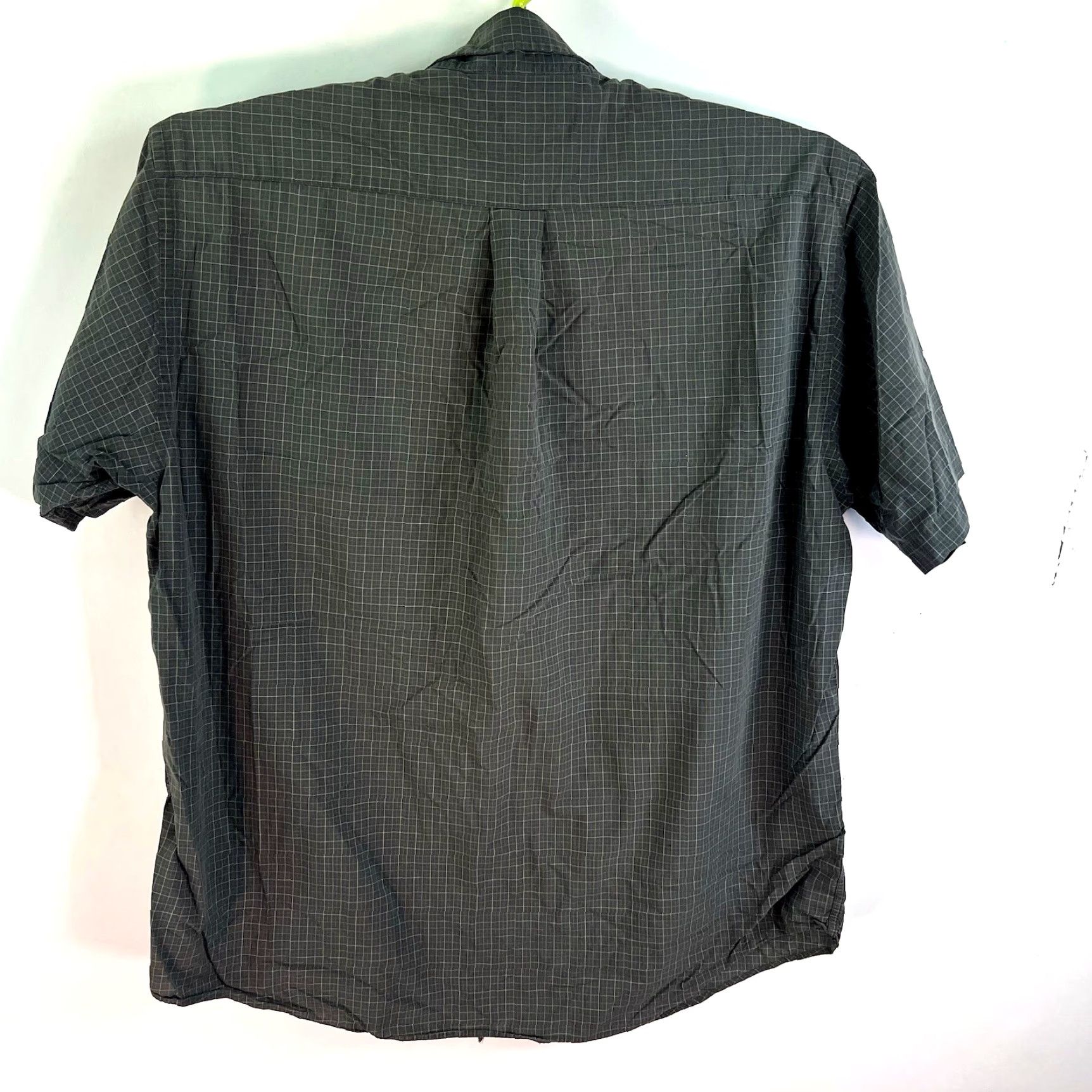 Brooks Brothers VINTAGE Brooks Brothers Checked Short Sleeve Button-Down Shirt Men Large Green Cotton Casual Summer 90s Mens Size US L / EU 52-54 / 3 - 6 Thumbnail