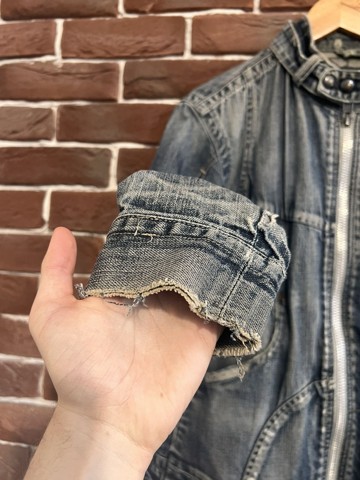 G-Star G Star Raw Cargo Multpocket Distressed Denim Jacket XL Size US XL / EU 56 / 4 - 3 Thumbnail
