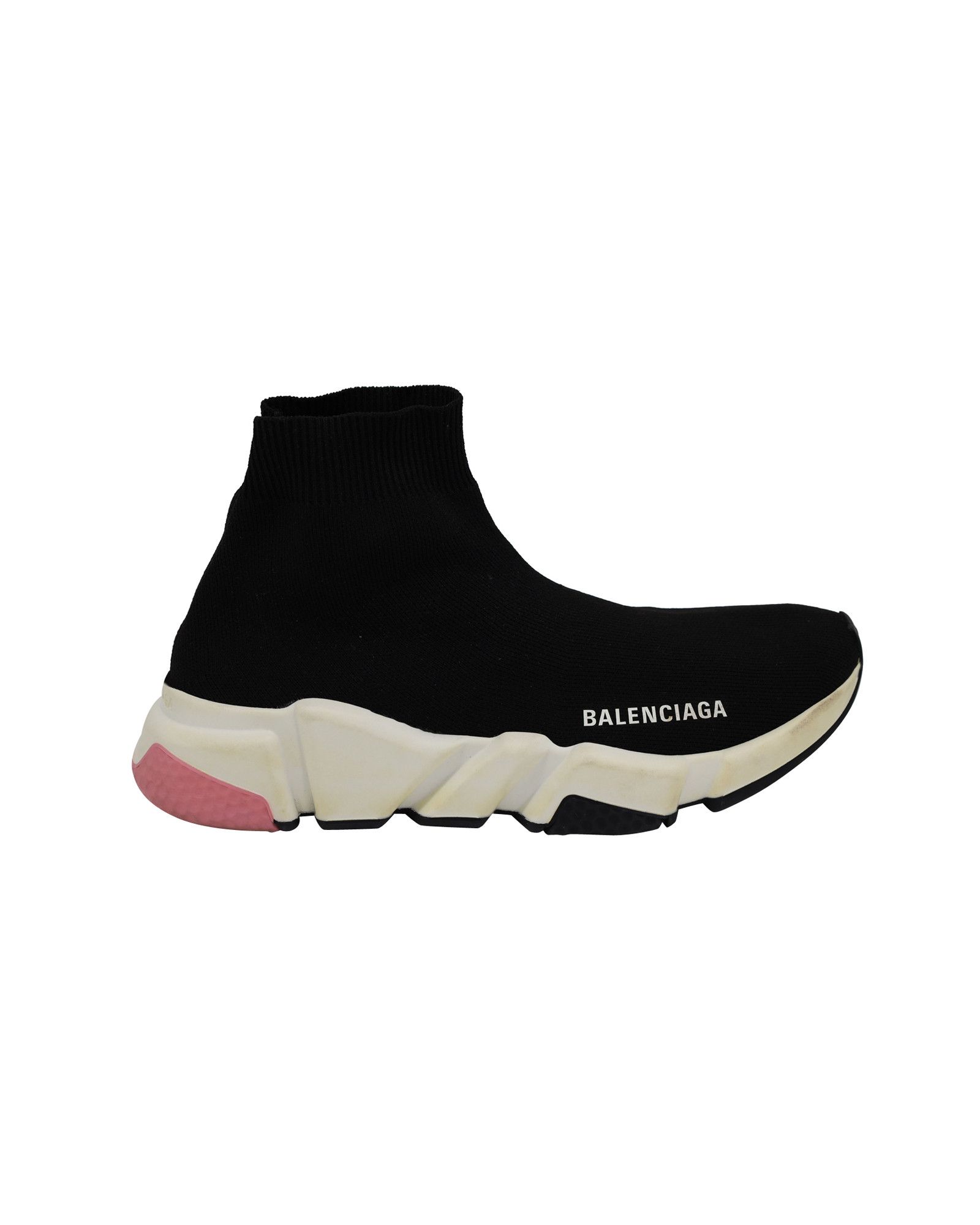 Balenciaga Balenciaga Speed Sock Trainers in Black Knit Polyester Size US 6 / IT 36 - 1 Thumbnail
