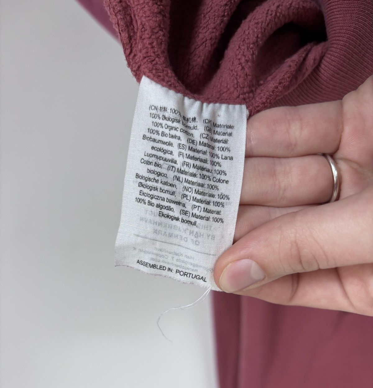 Han Kjobenhavn Han Kjobenhavn Men’s SS21 Big Embroidered Logo Sweatshirt Size US M / EU 48-50 / 2 - 11 Thumbnail