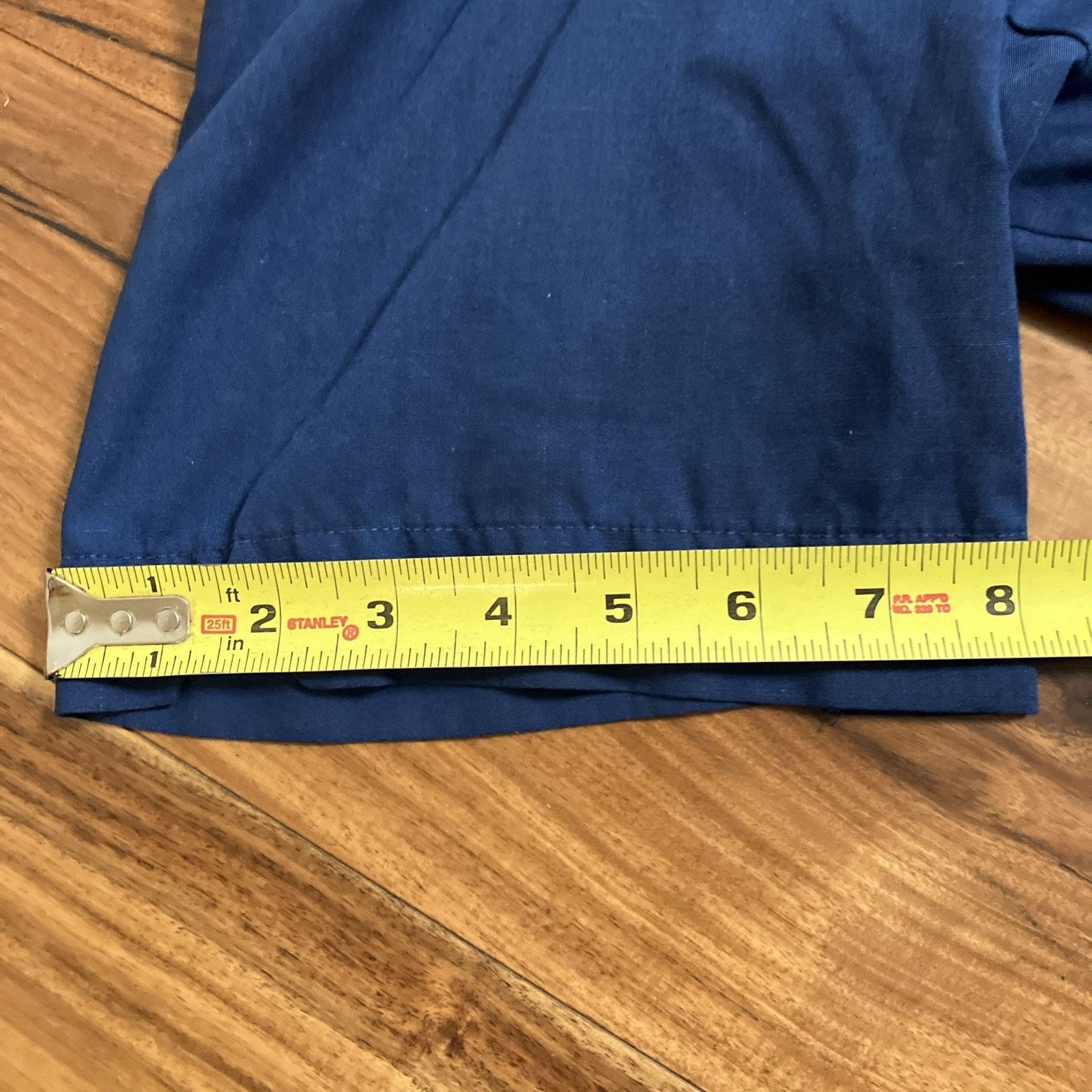 Other Vtg1970s Hilton Chain Stitch Mens Medium Bowling Shirt Navy Size US M / EU 48-50 / 2 - 11 Thumbnail