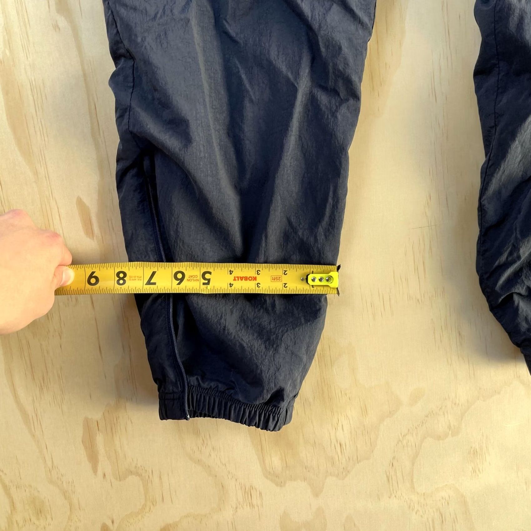 Reebok VINTAGE Reebok Track Pants Mens M Blue Nylon Lined Zip Cuff Athletic Size US 31 - 7 Thumbnail