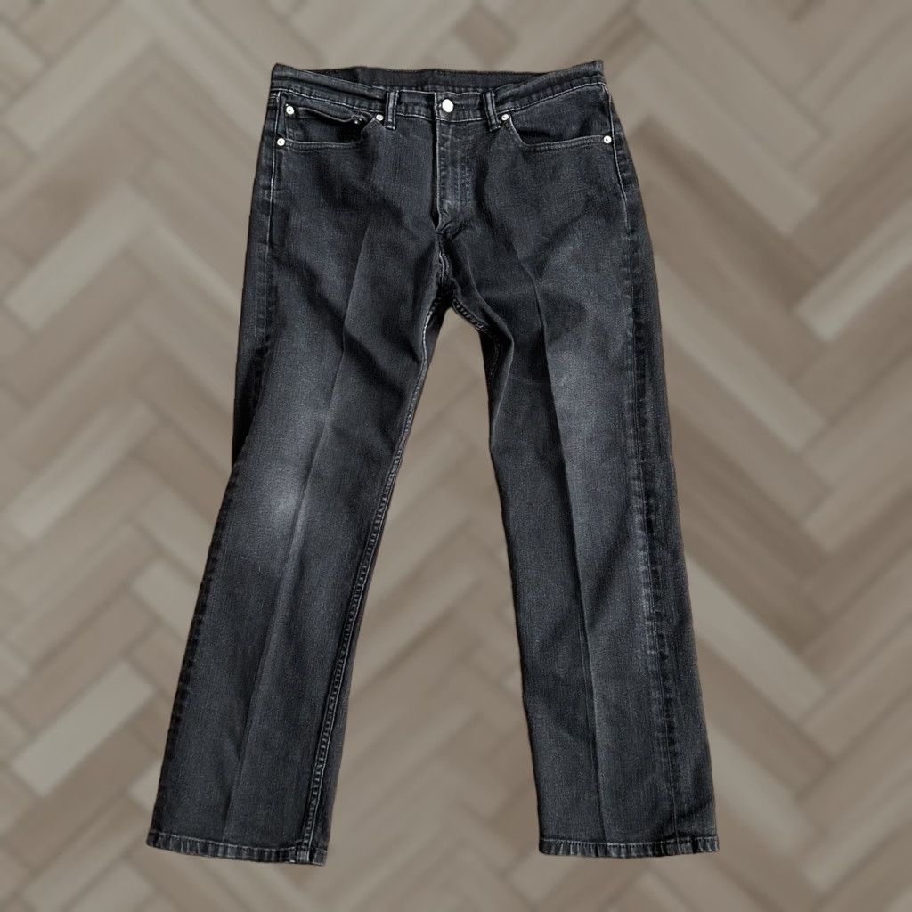 Levi's Levi's 505 Jeans Mens 36x30 Black Straight Leg Size US 36 / EU 52 - 1 Thumbnail