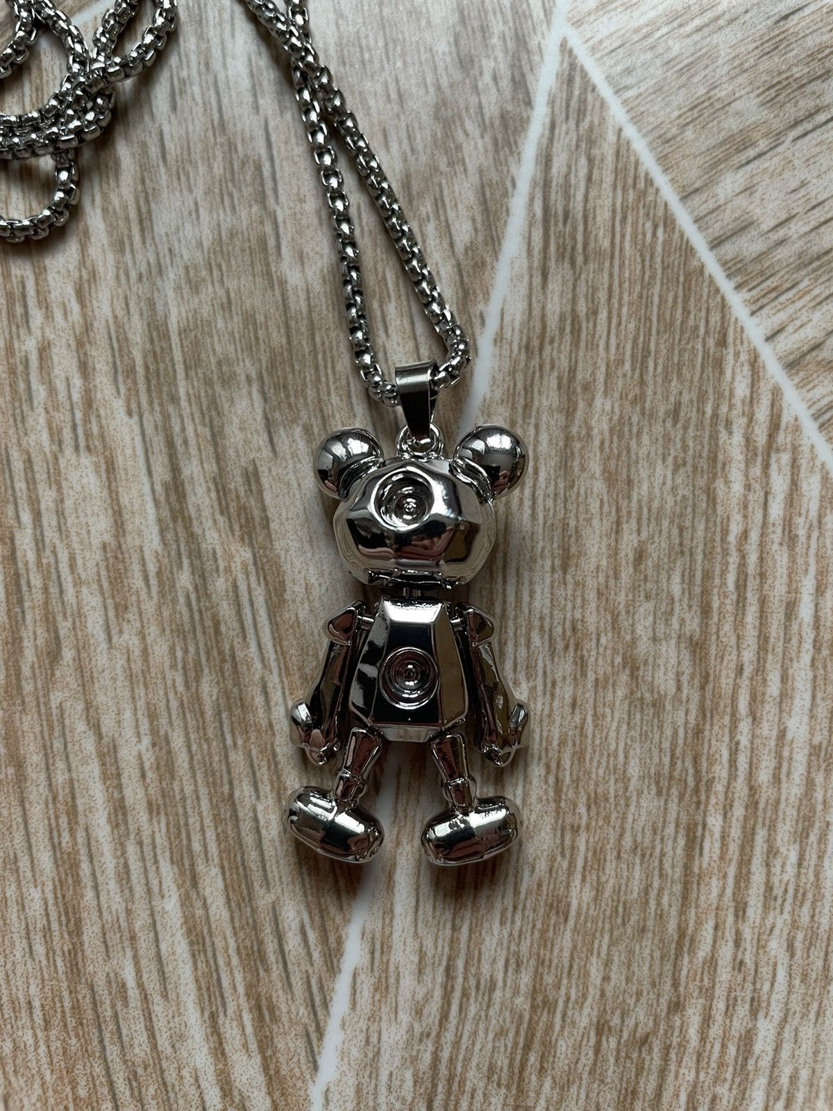 Japanese Brand × Jewelry Very Rare Avant Garde Y2K Chain Dots Logo Toy Bear Necklaces Size ONE SIZE - 4 Thumbnail