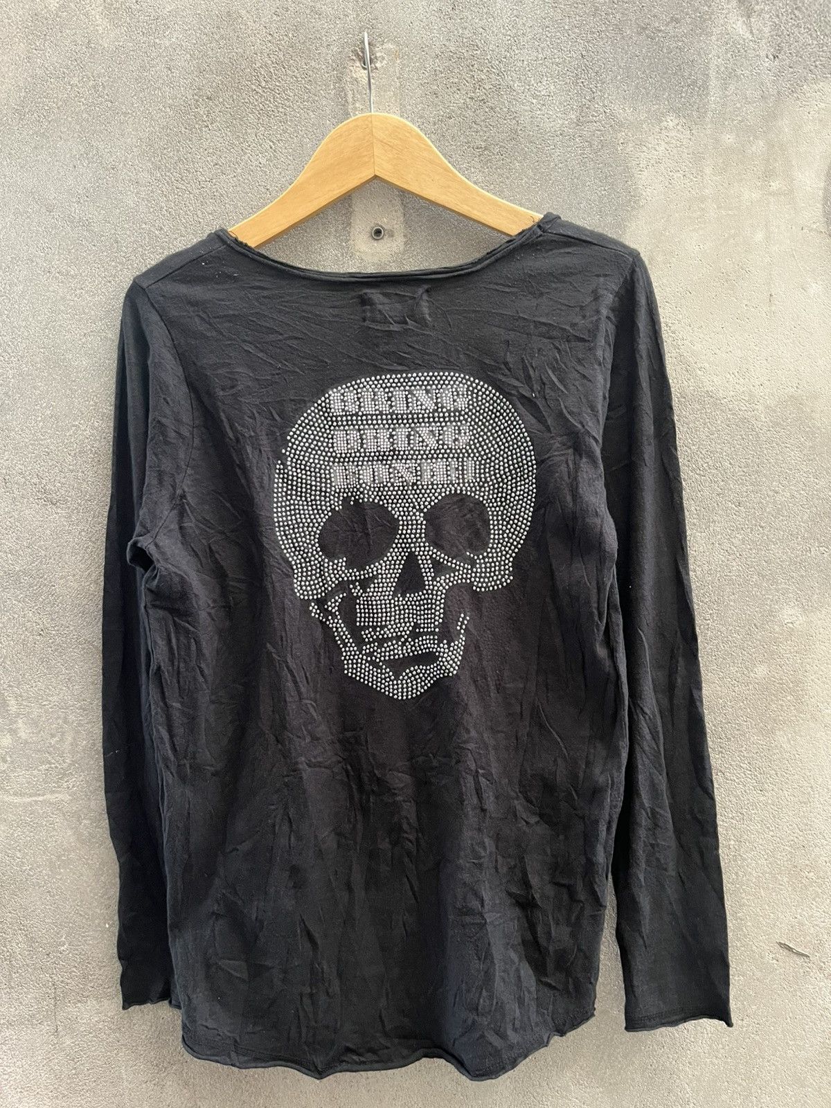 Mastermind Japan × Visvim Rare - Japanese Long Sleeve Embroidered Skull Tee💀 Size US M / EU 48-50 / 2 - 3 Thumbnail