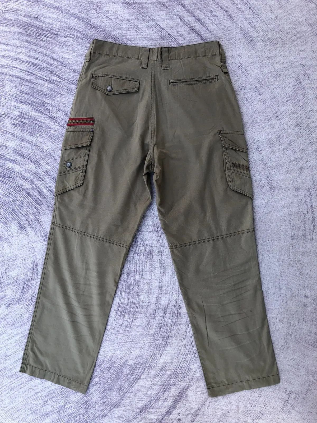Japanese Brand Faded Cargo Jawin Multipocket Tactical Pants Size US 30 / EU 46 - 9 Thumbnail