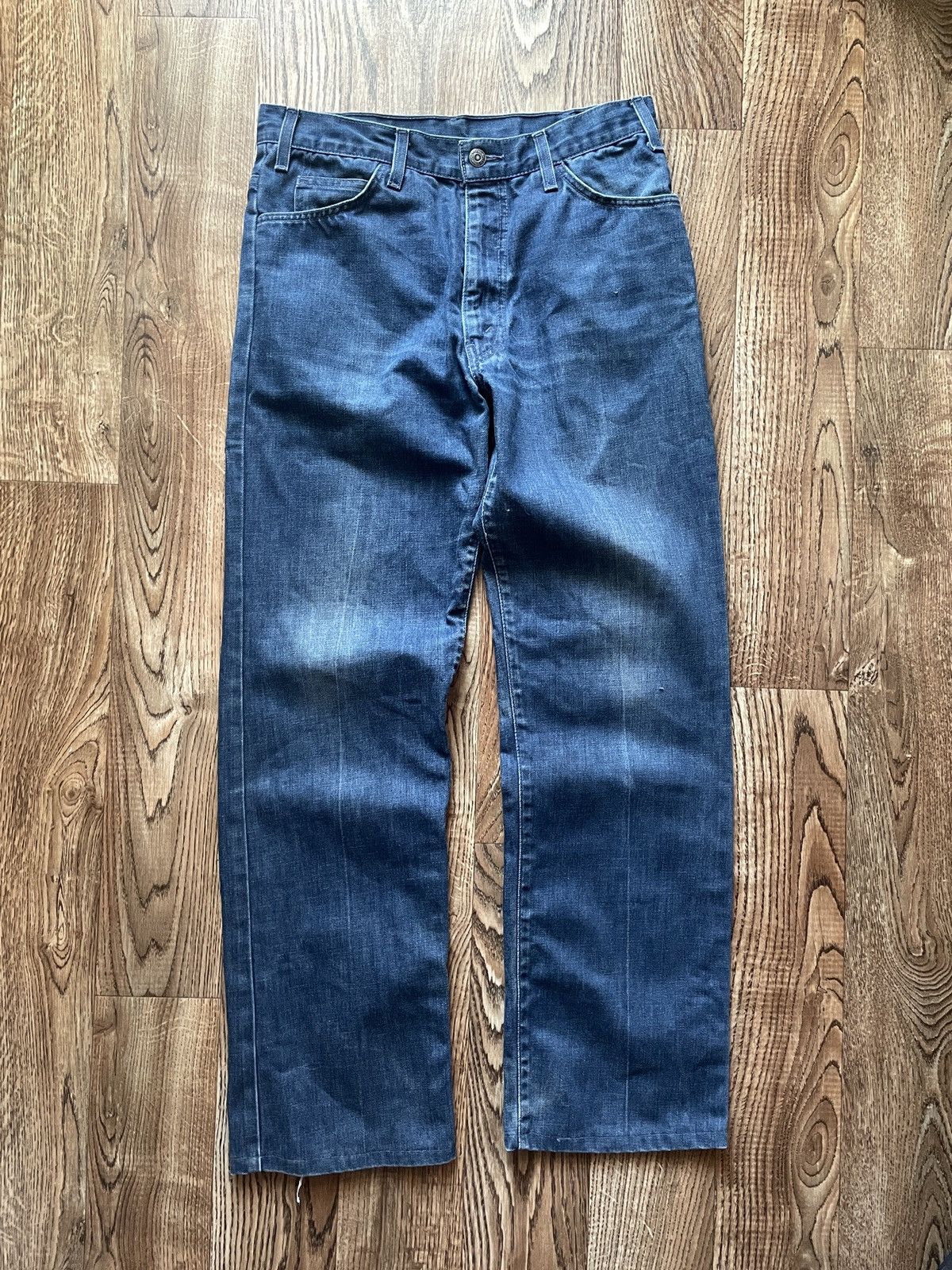 Levi's Vintage 90s Levi's Sta-Prest Blue Denim Jeans Pants Size US 34 / EU 50 - 1 Thumbnail